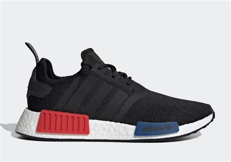 adidas nmd red and blue.